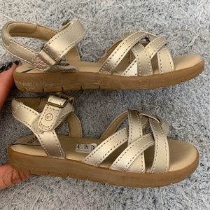 Stride Rite Millie (Toddler) gold sandal